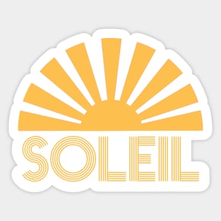 Soleil - The Sun Sticker